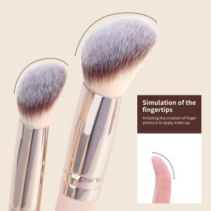 MAANGE Custom OEM&ODM 11pcs  Makeup Brush 4pcs Powder Puff Facial  Makeup Brushes  Private Label Professional Makeup Brush Kit - 图片 2