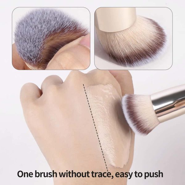 MAANGE Wholesale Professional 7pcs  Brush  5pcs Powder Puff Eyeshadow Brushes Loose Powder Blush Foundation Makeup Brushes Set