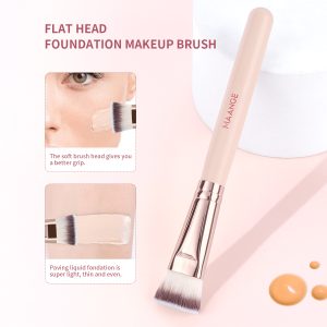 MAANGE Custom OEM&ODM 5PCS Facial Brush Concealer Eye Shadow Foundation   Makeup Box Professional Makeup Brush Set - 图片 6