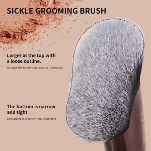 MAANGE Custom OEM&ODM 10PCS Professional Makeup Brushes Private Label Foundation Eyeshadow Brush Facial Makeup Brushes Set - 图片 4