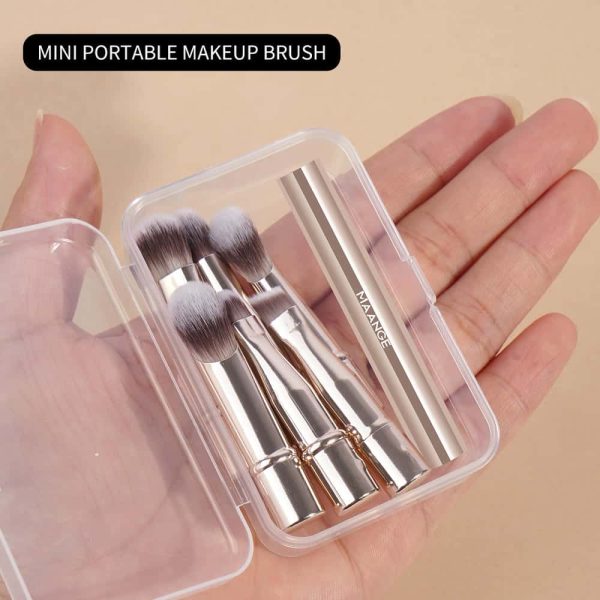 MAANGE Wholesale New Arrival 6-in-1 Makeup Brush Foundation Concealer Eyeshadow Brush Customizable Professional Makeup Brush