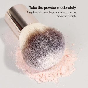 MAANGE Wholesale Hot Selling 2PCS Custom Logo Foundation Loose Powder Makeup Brushes  Professional Makeup Tools for Women - 图片 3