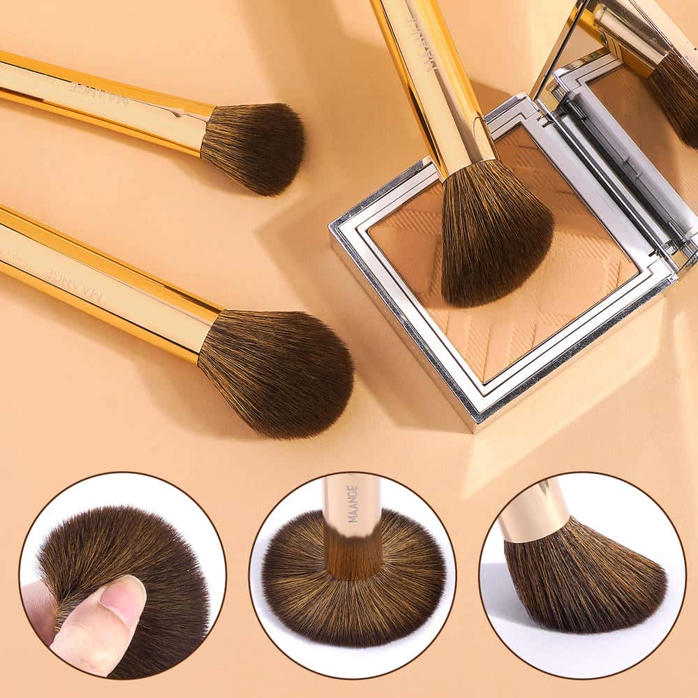 MAANGE  Custom OEM&ODM 13pcs Makeup Brush Set 2PCS Air Cushion Puff Powder Brush Concealer Wholesale Makeup Brush Set - 图片 2