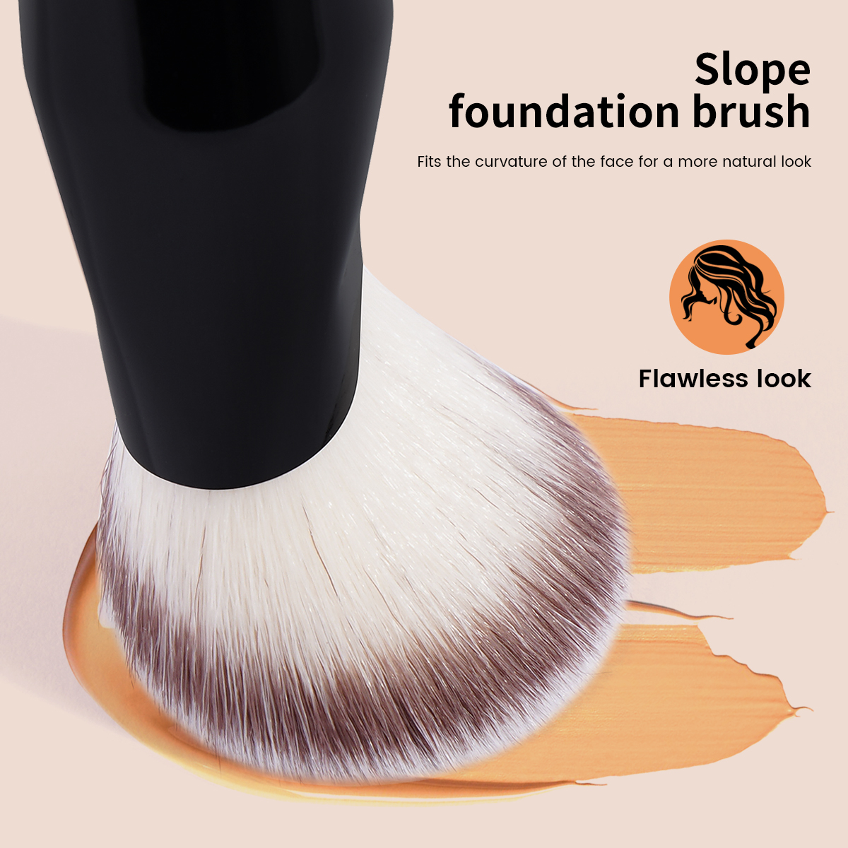 MAANGE Wholesale  Professional Single Makeup Brush  Foundation Loose Powder Blush Custom Professional Makeup Brush Set - 图片 3