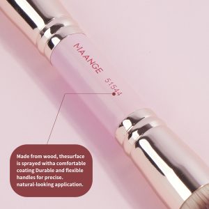 MAANGE Wholesale Custom OEM&ODM 3pcs Foundation Cosmetic Brush Professional Foundation Highlight Concealer  Makeup Brushes Set - 图片 5