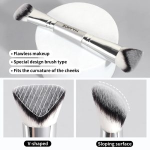 MAANGE 4pcs Makeup Brush Foundation Brushes  Blush Brush Concealer Highlight Brush Professional Makeup Brush Set - 图片 5