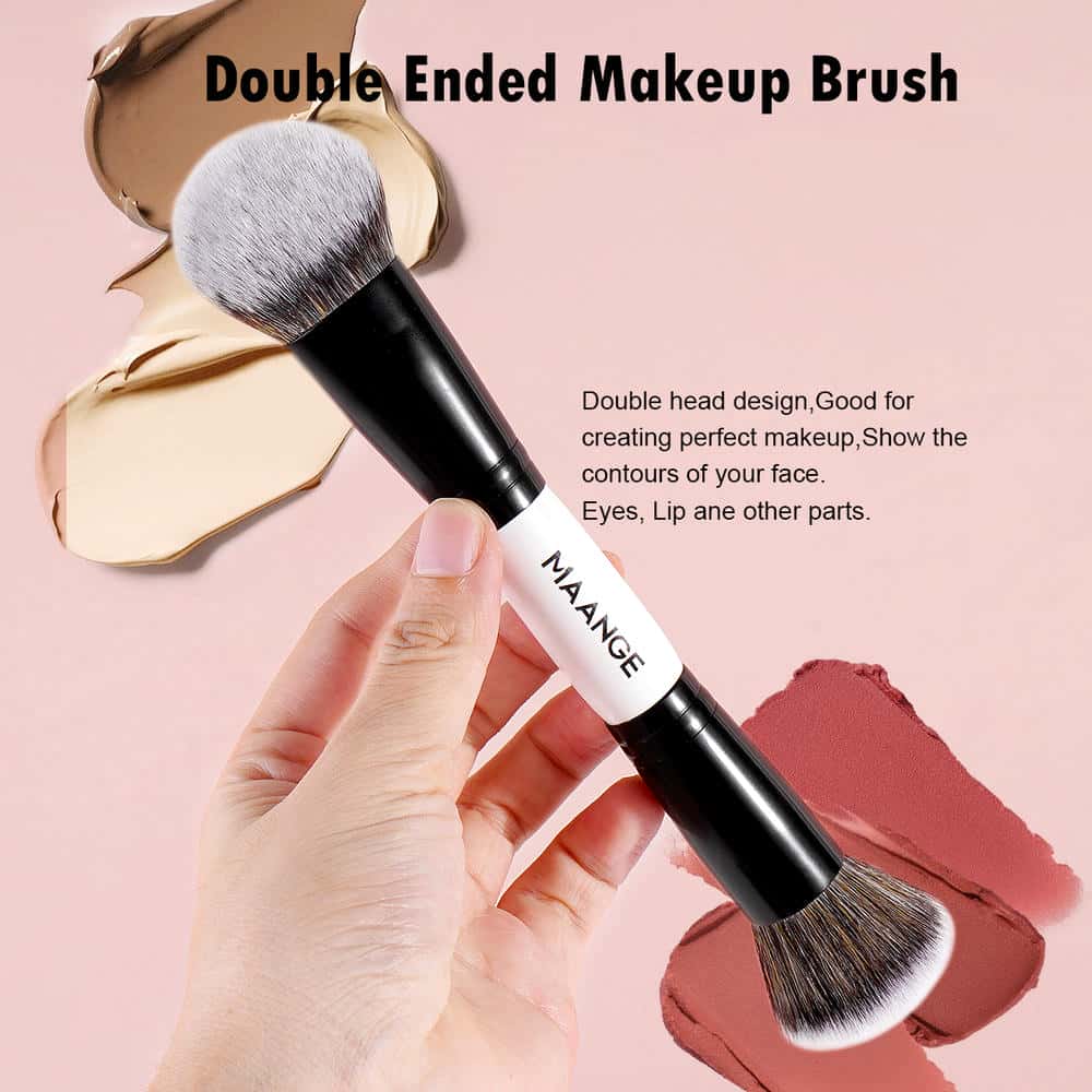 MAANGE Wholesale Private Label Professional Single Makeup Brush  Foundation Loose Powder Blush Professional Makeup Brush Set - 图片 5