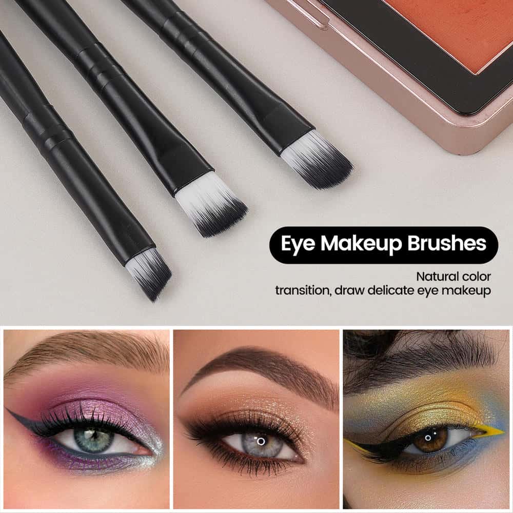 MAANGE Custom Logo OEM&ODM Luxury 7pcs Double-ended Makeup Brushes Set Private Label Facial Makeup Brush Set - 图片 3