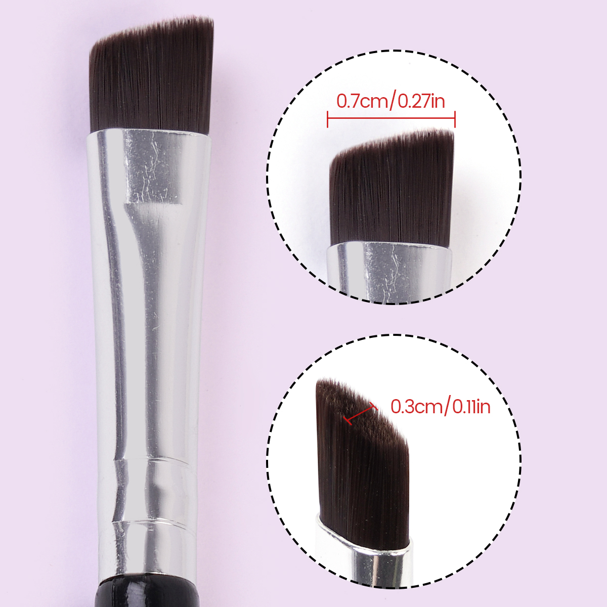 MAANGE Professional 3pcs Eyeshadow  Makeup Brush Private Label 3 Pcs Eyes Brushes Professional  Makeup Brush Set - 图片 5