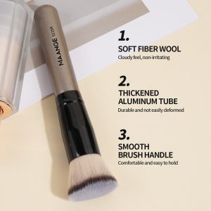MAANGE 3pcs Cosmetic Brush Professional Foundation Highlight Eyebrow Concealer Wholesale Custom Makeup Brushes Set - 图片 2