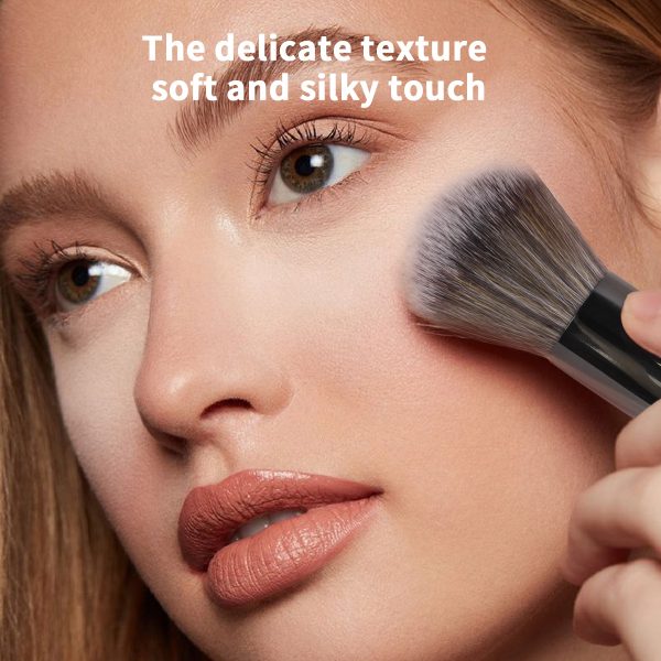 MAANGE Wholesale Private Label Custom  Single Makeup Brush  Foundation Loose Powder Blush Professional Makeup Brush