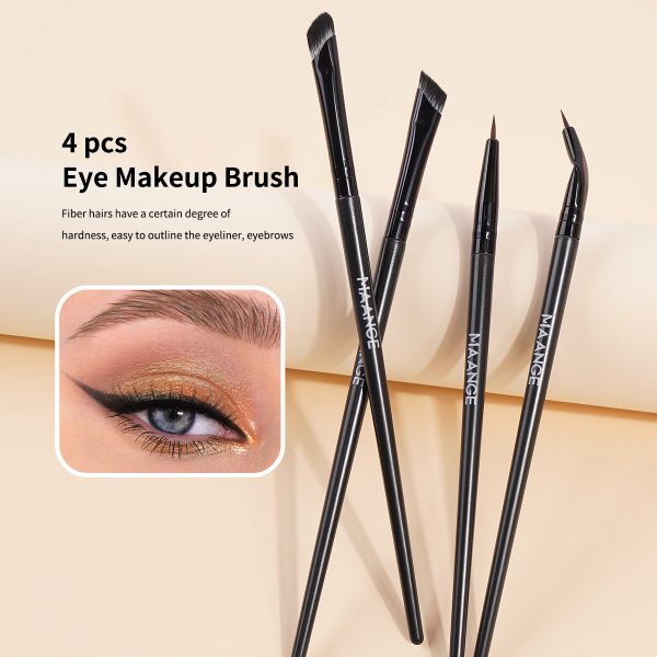 MAANGE Wholesale 6PCS Synthetic Hair Foundation Brushes Concealer Brushes Eyeshadow Brush Customizable Facial Makeup Brush Set