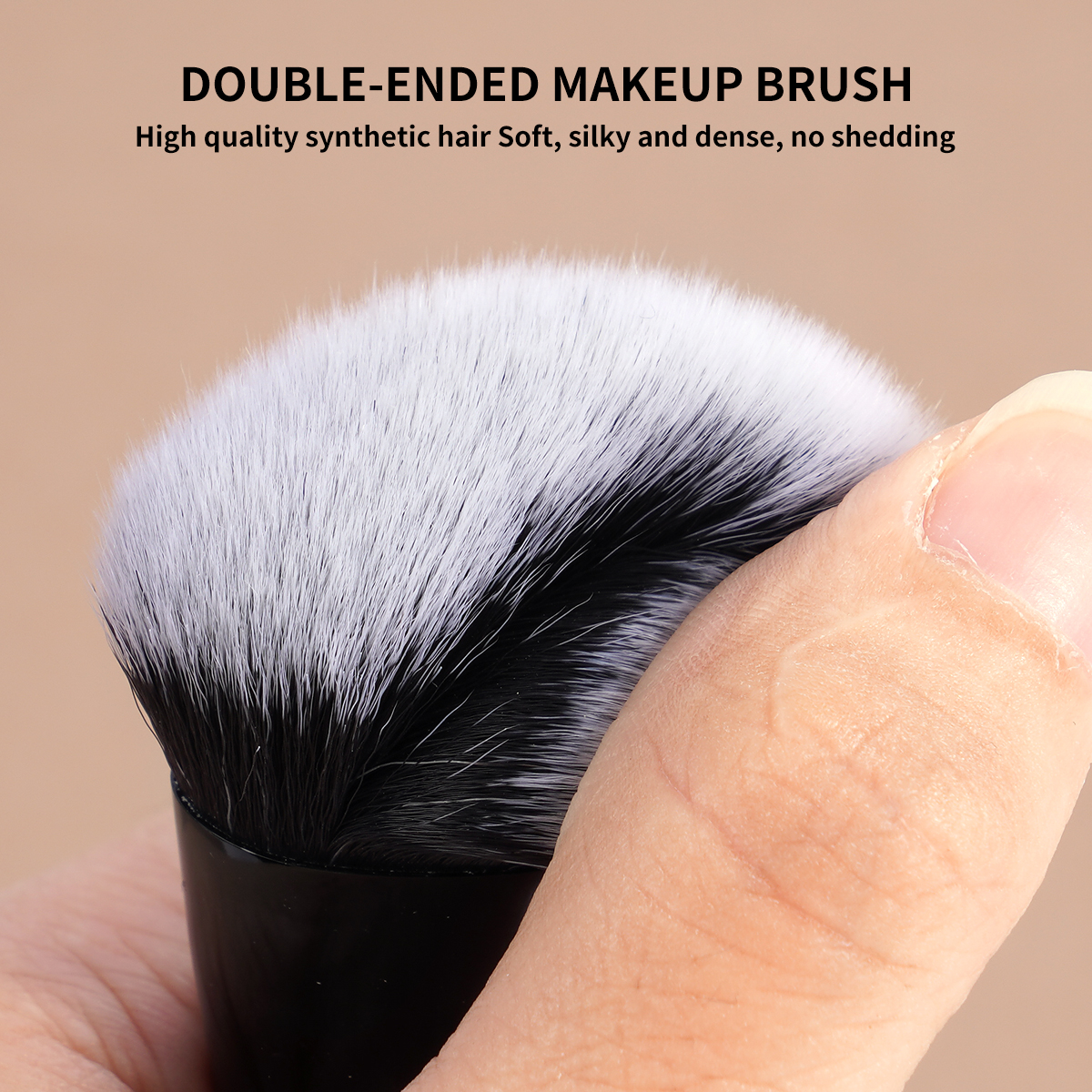 MAANGE Wholesale Custom OEM&ODM 3pcs Foundation Cosmetic Brush Professional Foundation Highlight Concealer  Makeup Brushes Set - 图片 3