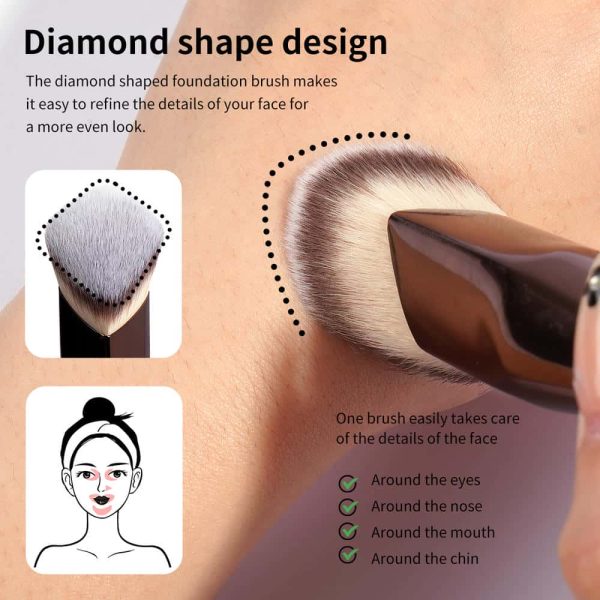 MAANGE Wholesale Cosmetics Face Beauty Tools Foundation Blush Contouring Eyeshadow Brush Professional Makeup Brushes