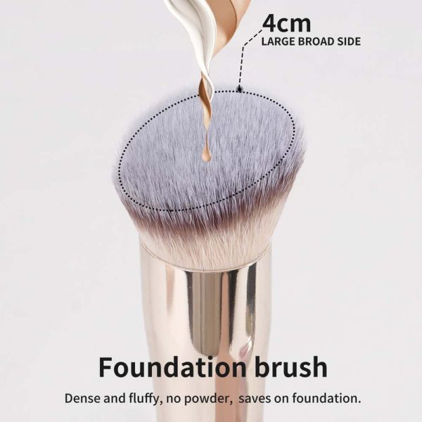 MAANGE Wholesale Professional 7pcs  Brush  5pcs Powder Puff Eyeshadow Brushes Loose Powder Blush Foundation Makeup Brushes Set