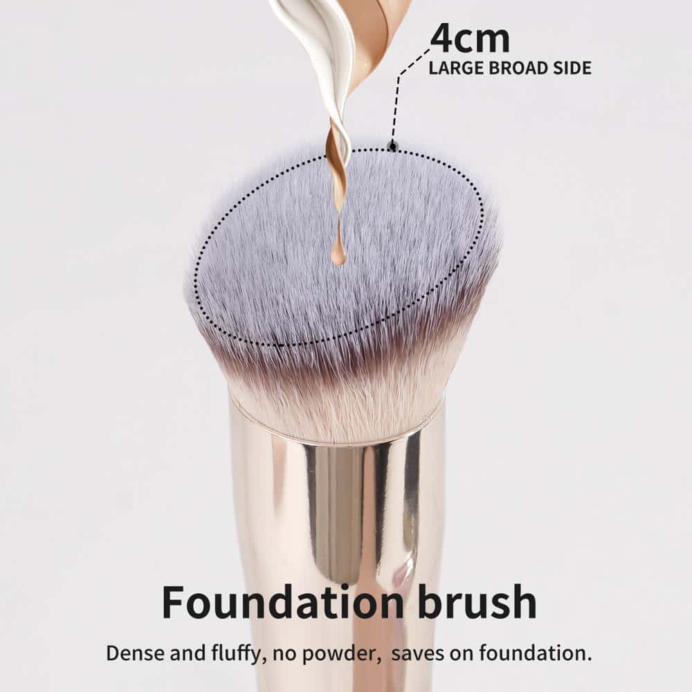 MAANGE Wholesale Professional 7pcs  Brush  5pcs Powder Puff Eyeshadow Brushes Loose Powder Blush Foundation Makeup Brushes Set - 图片 2