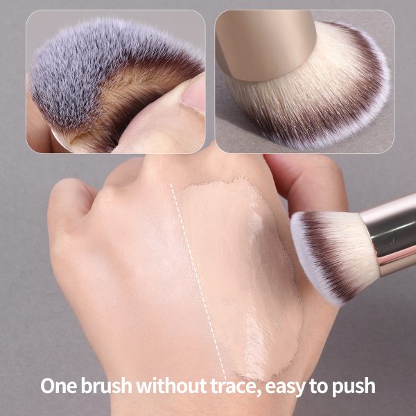 MAANGE Wholesale Professional 7pcs Brush 5pcs Powder Puff Eyeshadow Brushes Loose Powder Blush Foundation Makeup Brushes Set
