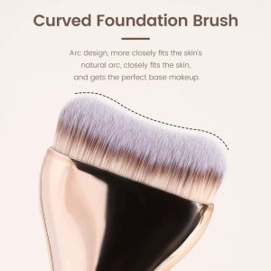 MAANGE Professional 6PCS Synthetic Hair Foundation Brushes Concealer Brushes Eyeshadow Customizable Facial Makeup Brush Set - 图片 3