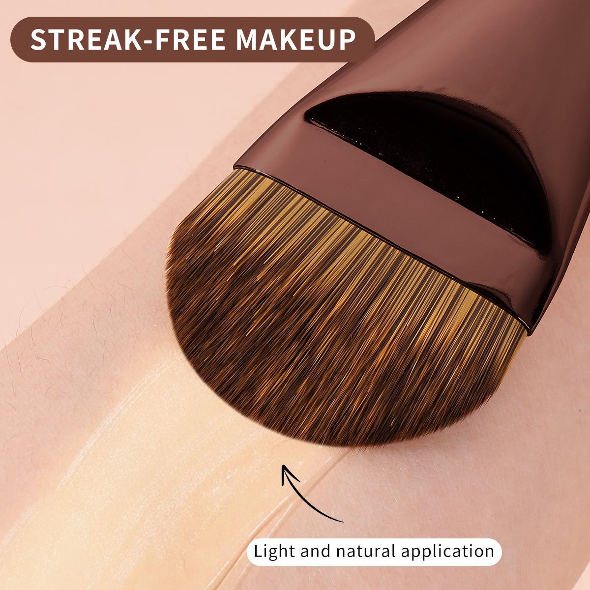 MAANGE Wholesale Custom OEM&ODM 6PCS  Foundation Brushes Concealer Brushes Customizable Professional Makeup Brush Set - 图片 4