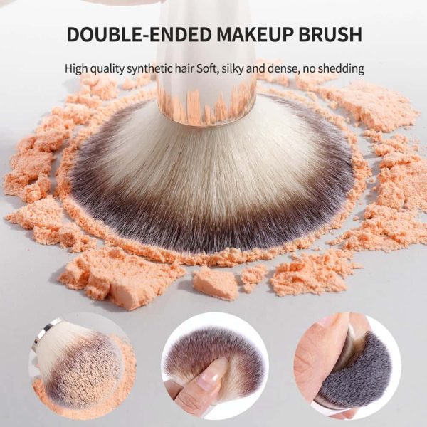 MAANGE Wholesale 20pcs Makeup Brush Private Label  2pcs Powder Puff Professional Makeup Brush Kit Luxury Face Makeup Brush Set