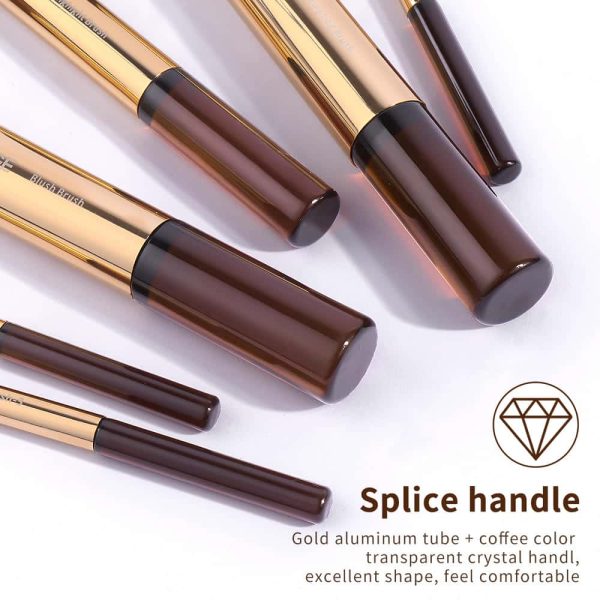 MAANGE Custom OEM&ODM 13pcs Makeup Brush Set 2PCS Air Cushion Puff Powder Brush Concealer Wholesale Makeup Brush Set
