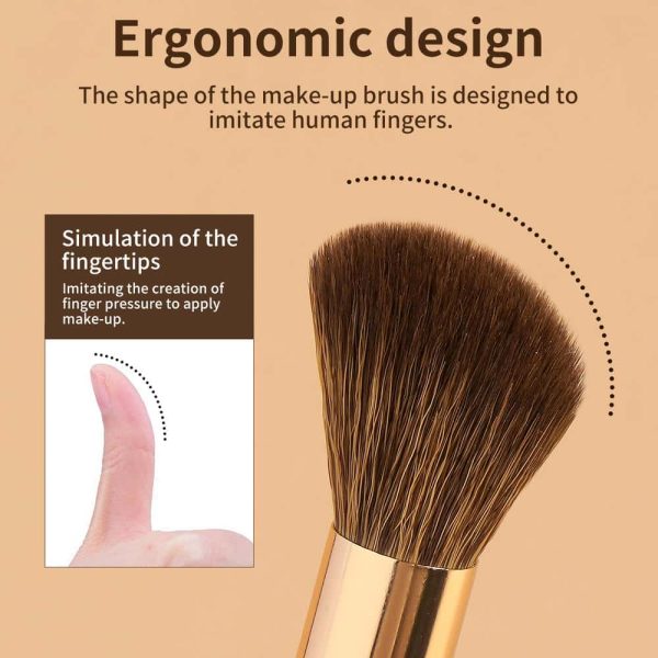 Maange Customized Wholesale Loose Powder Foundation Concealer Eyeshadow Professional Makeup Brush Set