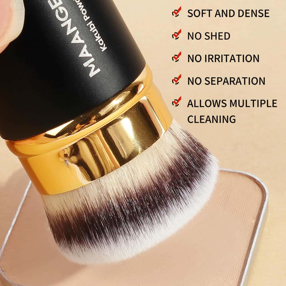 MAANGE Single Makeup Brush Telescopic Brush  Makeup Sponge Loose Powder Blush Foundation Professional Makeup Brush - 图片 4