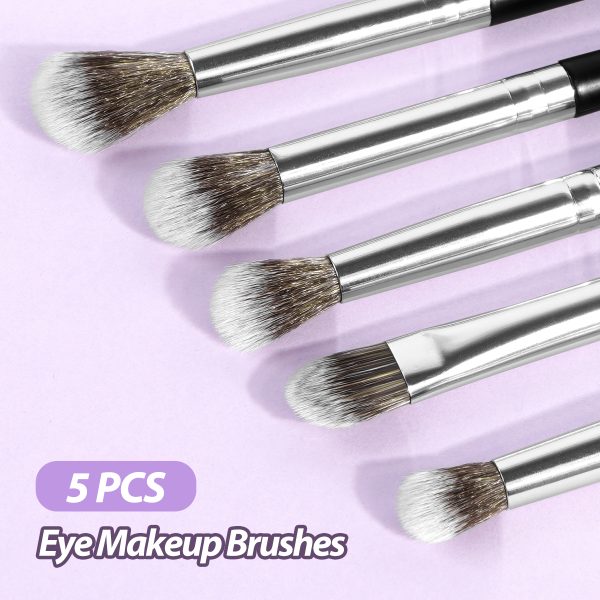 MAANGE 5pcs Eye Makeup Brush Blending EyeShadow Eyebrow Pencil Brush Eyeshadow Brush Highlighter Professional Makeup Brush Set