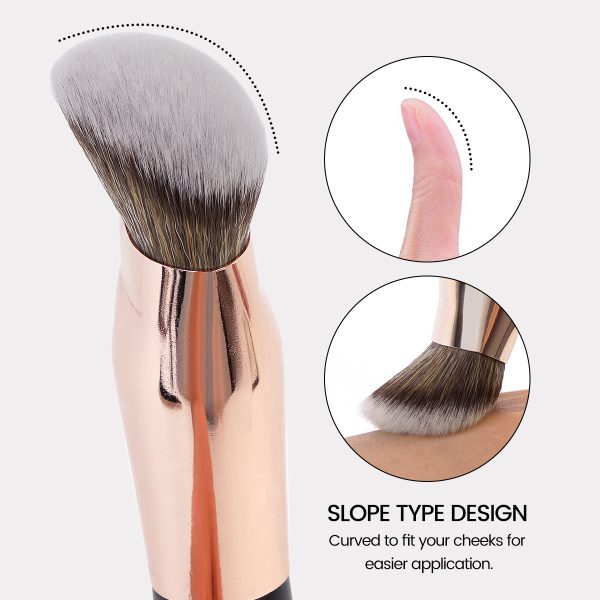 MAANGE Wholesale Private Label Professional Single Makeup Brush Foundation Loose Powder Blush Professional Makeup Brush Set