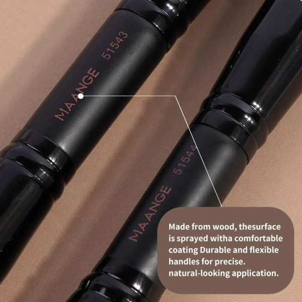 MAANGE Wholesale Custom OEM&ODM 4PCS Makeup Brush Set Eye Shadow Blush Foundation Brushes Professional Makeup Brush Set