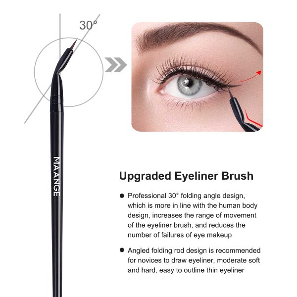 MAANGE Wholesale 6PCS Synthetic Hair Foundation Brushes Concealer Brushes Eyeshadow Brush Customizable Facial Makeup Brush Set