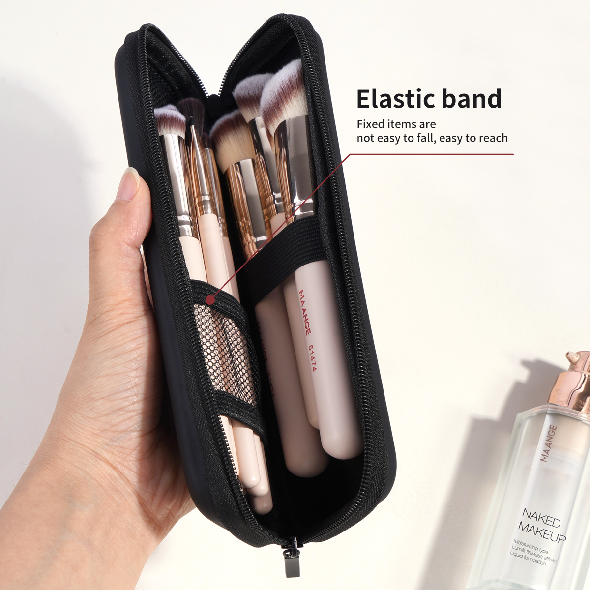 MAANGE 11PCS Double Ended Makeup Brushes 11PCS Powder Puffs Multi-Functional Customizable OEM & ODM Facial Makeup Brush Set - 图片 8