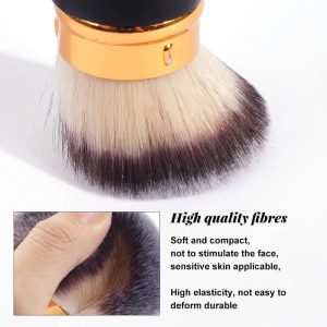 MAANGE Single Foundation Brush Single Pack Makeup Brush Round-head Telescopic Brush Foundation Loose Powder Makeup Brush - 图片 4