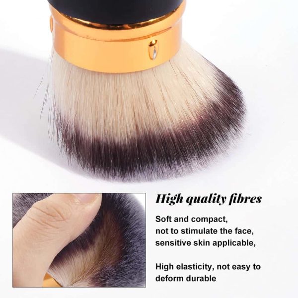 MAANGE Single Foundation Brush Single Pack Makeup Brush Round-head Telescopic Brush Foundation Loose Powder Makeup Brush