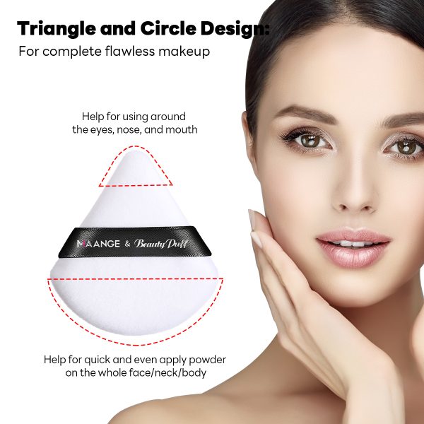 MAANGE Professional 13PCS Makeup Brush Set 7PCS Powder Puff Face Powder Foundation Concealer Eyeshadow Makeup Brush Set