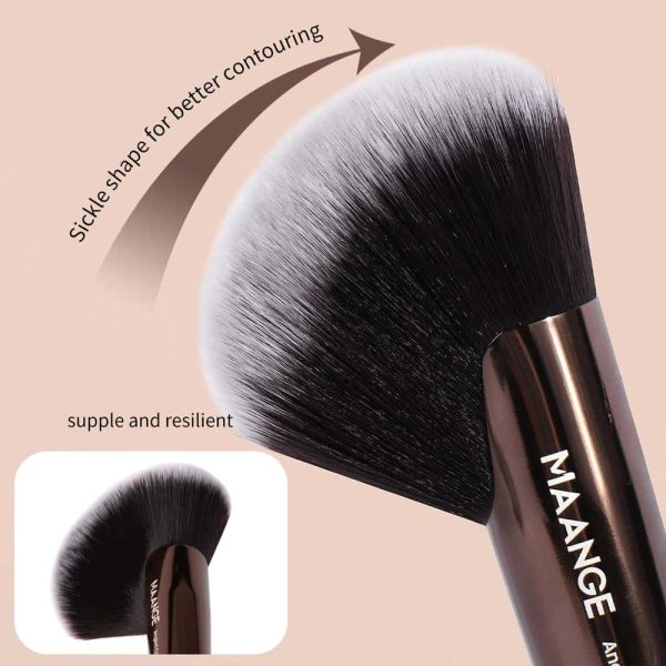 MAANGE Custom OEM&ODM 10PCS Professional Makeup Brushes Private Label Foundation Eyeshadow Brush Facial Makeup Brushes Set