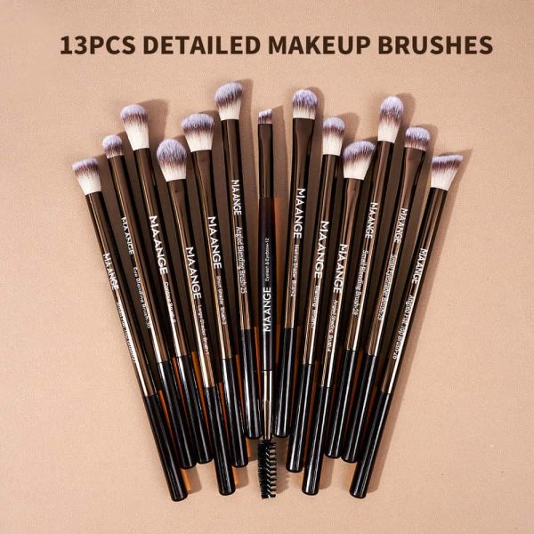 MAANGE 18pcs Hight Quality Makeup Brushes Efficient Application Foundation Blending Eyeshadow Professional Makeup Brush Set