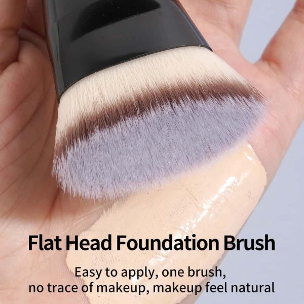 MAANGE Custom OEM&ODM 3pcs Foundation Cosmetic Brush Professional Foundation Highlight Concealer Wholesale Makeup Brushes Set