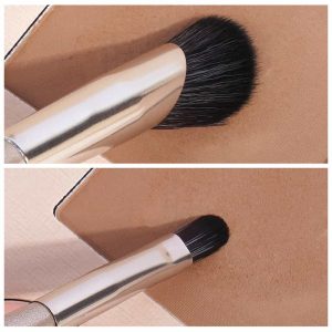 MAANGE Multi-Functional Vegan Synthetic Hair Makeup Brush Double-Ended Nose Contour  Single Blush Makeup Brush - 图片 5