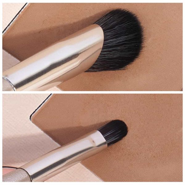 MAANGE Multi-Functional Vegan Synthetic Hair Makeup Brush Double-Ended Nose Contour  Single Blush Makeup Brush