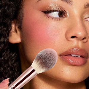 Maange Wholesale Custom OEM&ODM Blush Loose Powder Highlighter Concealer Makeup Brush Facial Single Blush  Brush - 图片 5