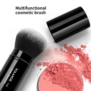 MAANGE Single Foundation Brush Single Pack Makeup Brush Round-head Telescopic Brush Foundation Loose Powder Makeup Brush - 图片 3