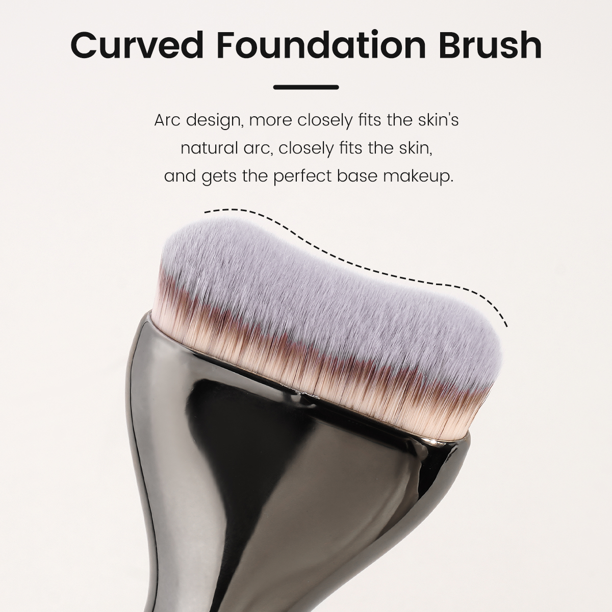 MAANGE Wholesale 6PCS Brush  Foundation Brushes Concealer Brushes Eyeshadow Customizable Facial Professional Makeup Brush Set - 图片 3
