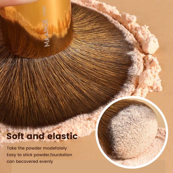 Maange Customized Wholesale Loose Powder Foundation Concealer Eyeshadow Professional Makeup Brush Set