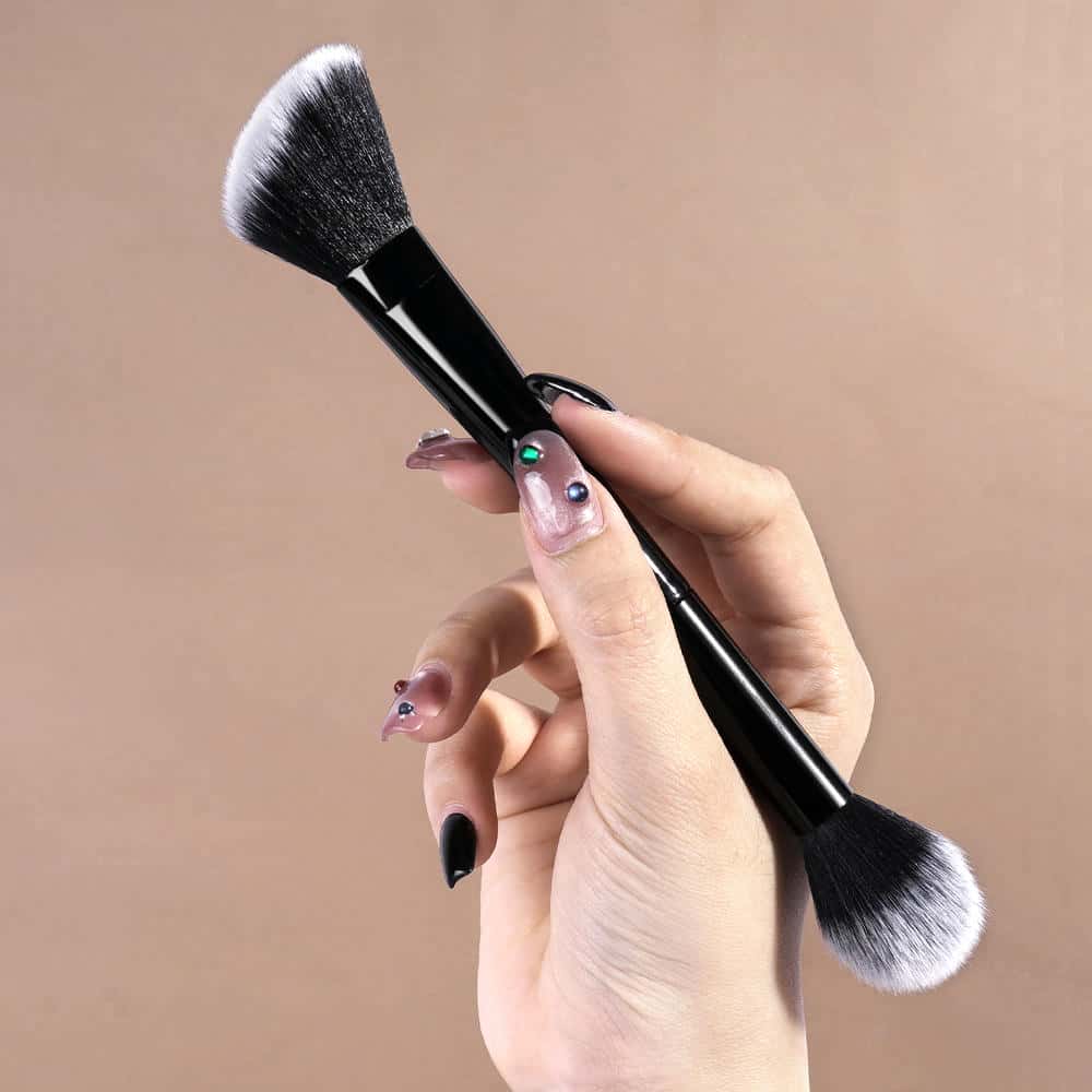 MAANGE 8pcs Custom OEM&ODM 8pcs Makeup Brush Loose Powder Foundation Concealer Blush Contouring Eyeshadow Makeup Brush Set - 图片 6