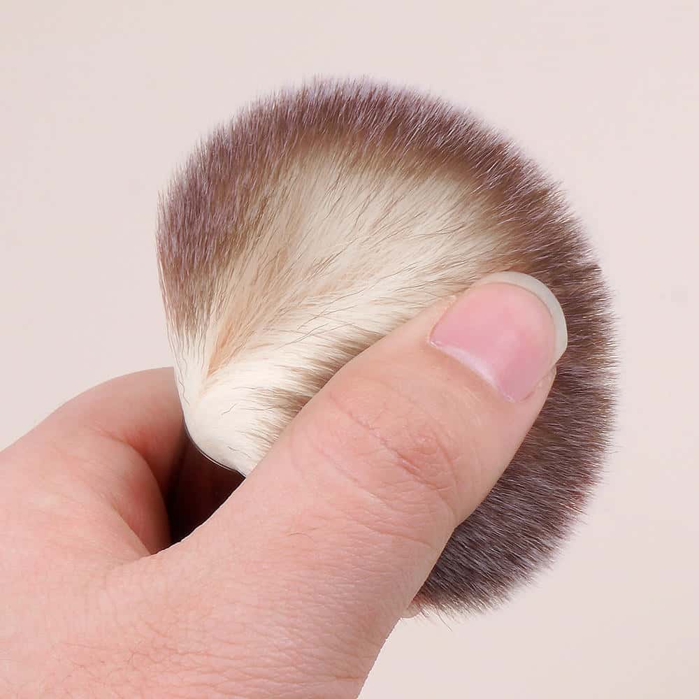 MAANGE Custom Logo OEM&ODM 2Pcs Double-headed Loose Powder Blush Foundation Professional Makeup Brush Set - 图片 2