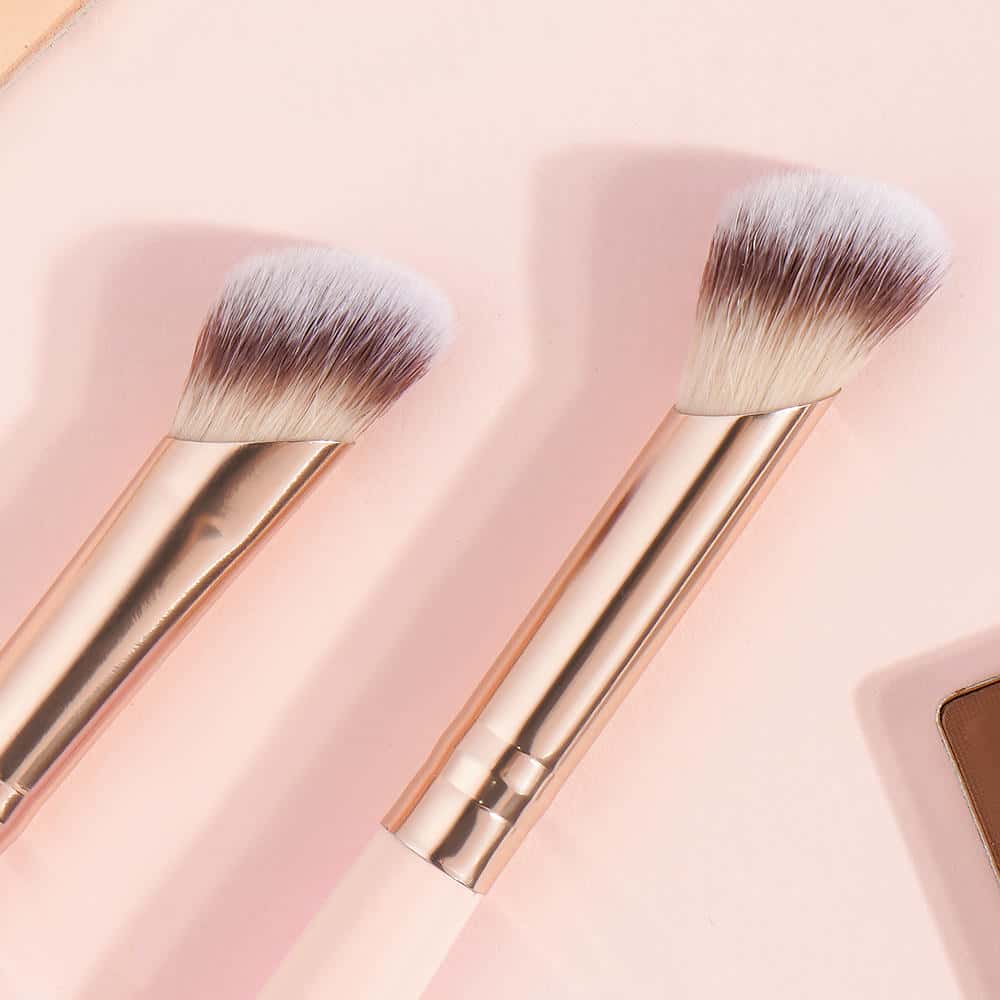MAANGE Custom OEM&ODM 4PCS Makeup Brush Set  Eye Shadow Blush Foundation  Brushes Professional Makeup Brush Set - 图片 4