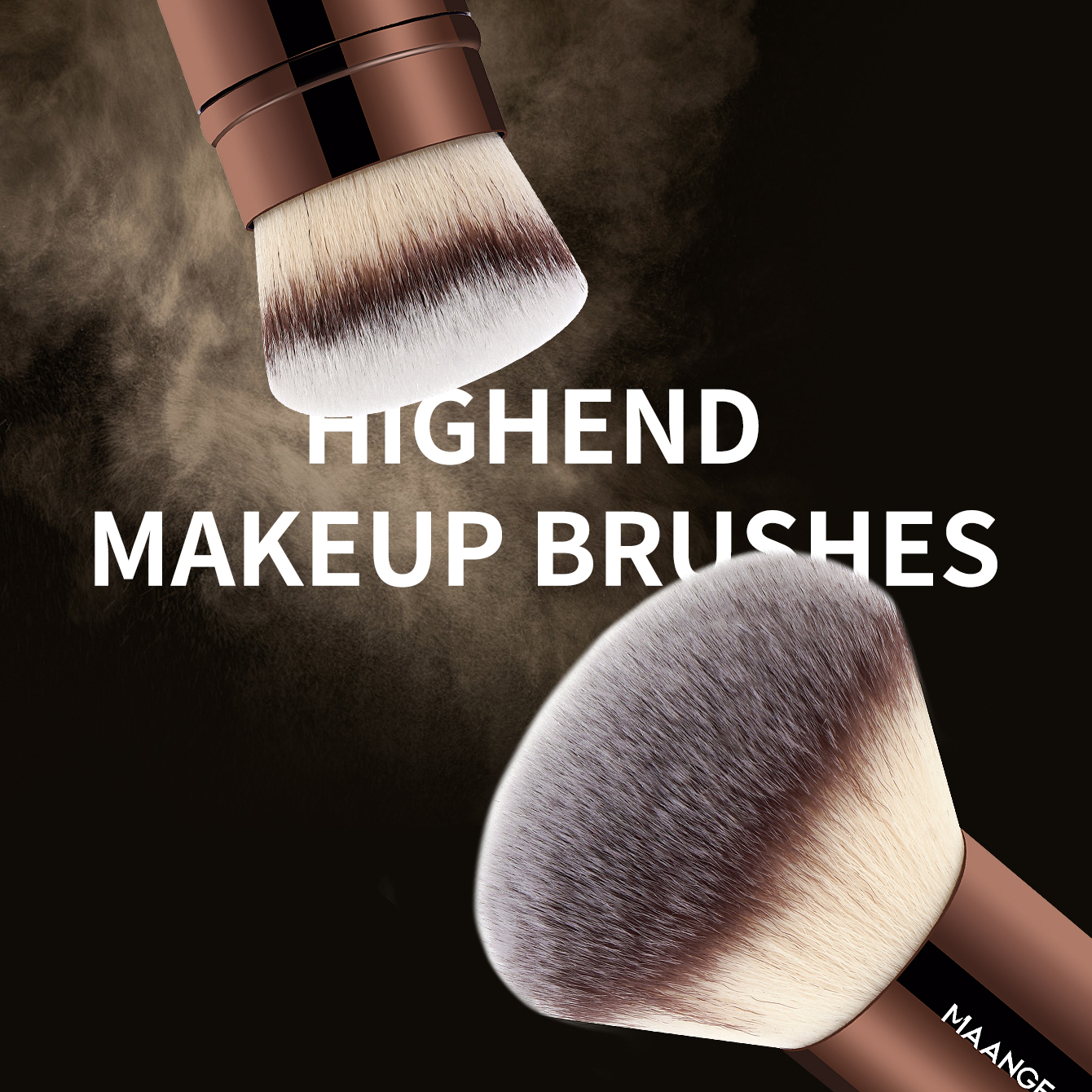 MAANGE  Wholesale Custom Logo 20pcs Makeup Brush Makeup Bag Foundation Loose Powder Eyeshadow  Professional Makeup Brush Kit - 图片 2
