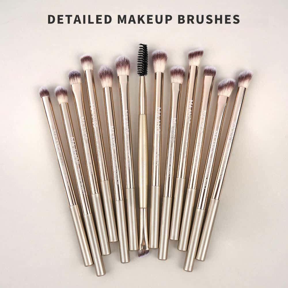 MAANGE Wholesale 20pcs Makeup Brush Private Label  2pcs Powder Puff Professional Makeup Brush Kit Luxury Face Makeup Brush Set - 图片 4