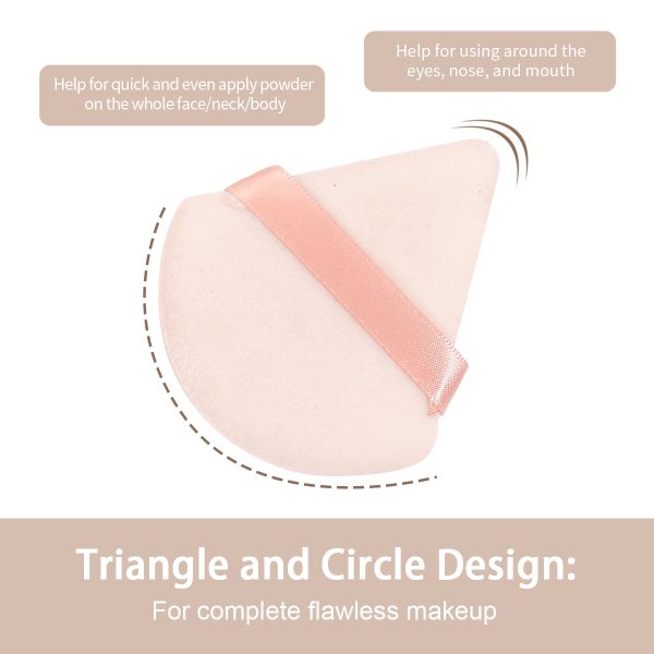 MAANGE Wholesale Professional 7pcs Brush 5pcs Powder Puff Eyeshadow Brushes Loose Powder Blush Foundation Makeup Brushes Set